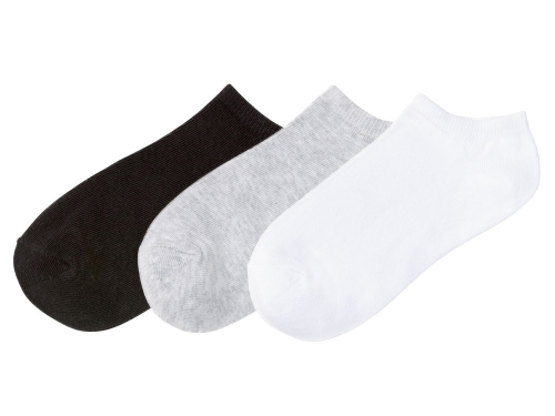 Шкарпетки 3 пари для хлопчика Pepperts 371879 розмір взуття 35-38 (11-16 years) чорно-білий 73624