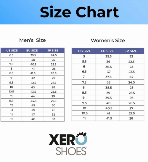 Кросівки 45   універсальні з природною ходьбою для чоловіка XERO SHOES S211115S чорний 83000