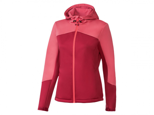Куртка Softshell водовідштовхувальна та вітрозахисна для жінки Rocktrail 375489 36 / S бордовий  82755