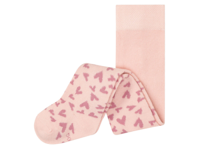 Колготки 074-80 см (6-12 months)   махрові для дівчинки Lupilu 381776 рожевий 90349