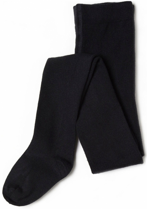 Колготки 110-116 см (4-6 years)   бавовняні однотонні для дівчинки H&amp;M 0487206006 чорний 61147