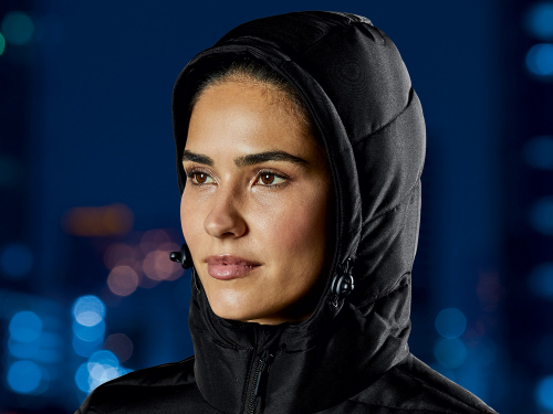 Куртка демісезонна водовідштовхувальна та вітрозахисна для жінки Crivit 379016 38 / M чорний  76715