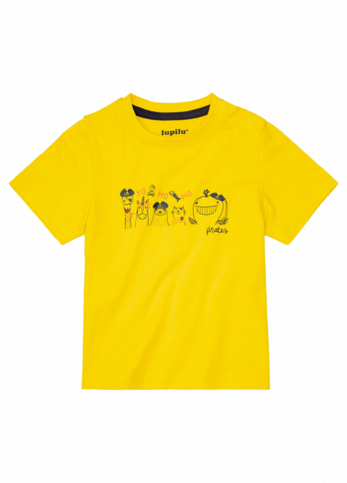 Футболка бавовняна для хлопчика Lupilu 372241 098-104 см (2-4 years) жовтий  74816