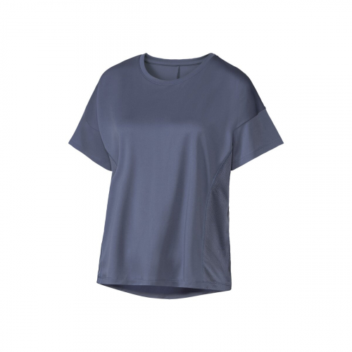 Спортивна футболка оверсайз з сітчатою вставкою для жінки Crivit 409656 40 / L синій  78995