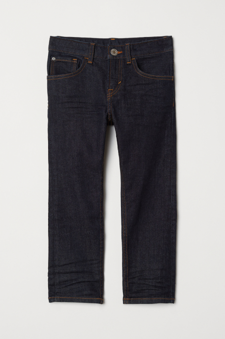 Джинси 092 см (18-24 months) Regular Fit  прямого крою для хлопчика H&amp;M 0505507016 чорний 60176