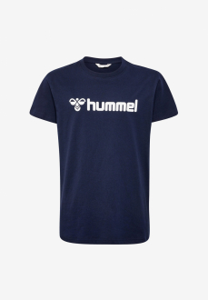 Футболка (звич.) з логотипом для хлопчика Hummel 205583-1 128 см (7-8 years) темно-синій  90994