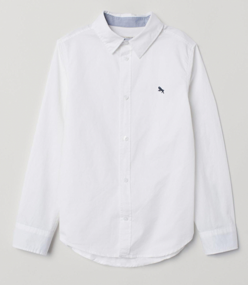 Рубашка  для хлопчика H&amp;M 0688464001 170 см (14-15 years) білий 61876