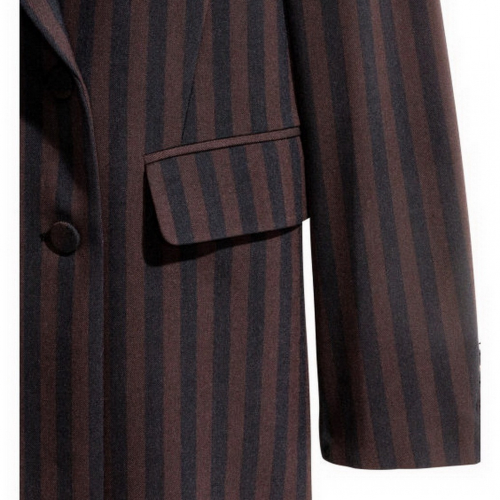 Піджак прямого крою для жінки H&amp;M 0437480-4 42 / L (EU) коричневий  80540