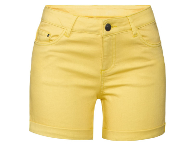Шорти джинсові з відворотами для жінки Esmara 324987 36 / S (EU) жовтий  79874