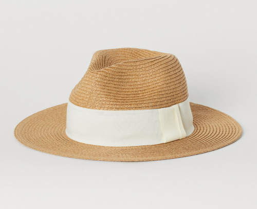 Шляпа  для жінки H&amp;M 0752554001 обхват головы 58 (L/58) бежевий 67269