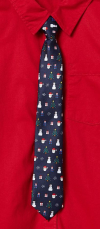 Краватка  для хлопчика H&M 0632224007 One Size темно-синій 65182