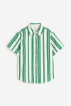 Сорочка 128 см (7-8 years)   з коротким рукавом для хлопчика H&M 1121412-001 зелений 85725