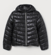 Куртка демісезонна 134 см (8-9 years)   легка та тепла для дівчинки H&M 0782179 чорний 73003