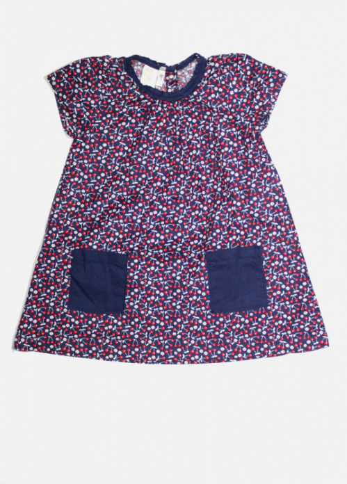 Плаття    бавовняне для дівчинки H&amp;M 0202660 080 см (9-12 months) фіолетовий 60453