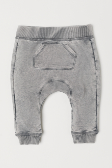 Спортивні штани  для хлопчика H&M 0565259004 050 см (0-1 months) сірий 68051