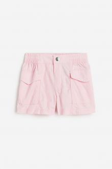 Шорти котонові з кишенями для дівчинки H&M 1115782-002 116 см (5-6 years) рожевий  83383