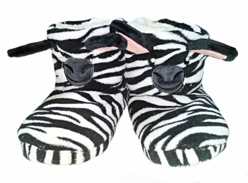 Хатні капці  для дівчинки Action 2563275 розмір взуття 30-31 чорно-білий 65900