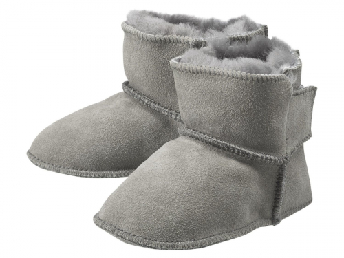 Пінетки-чобітки  для хлопчика Lupilu 302514 розмір взуття 20-21 (1-2 years) сірий 65919