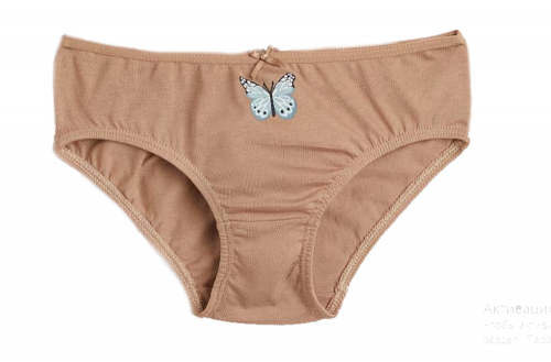 Трусики 092 см (18-24 months)   сліпи для дівчинки H&amp;M 0530235-057-1 коричневий 90814