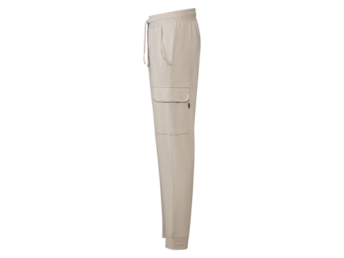 Спортивні штани XL Regular Fit Джоггеры з начосом для чоловіка Livergy 453296 бежевий 83694