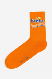Шкарпетки    махра з широкою резинкою для чоловіка H&M 1072353-047 розмір взуття 43-45 помаранч 80809