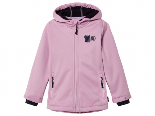Куртка Softshell 086-92 см (12-24 months)   водовідштовхувальна та вітрозахисна для дівчинки Lupilu 445131 бузковий 89981