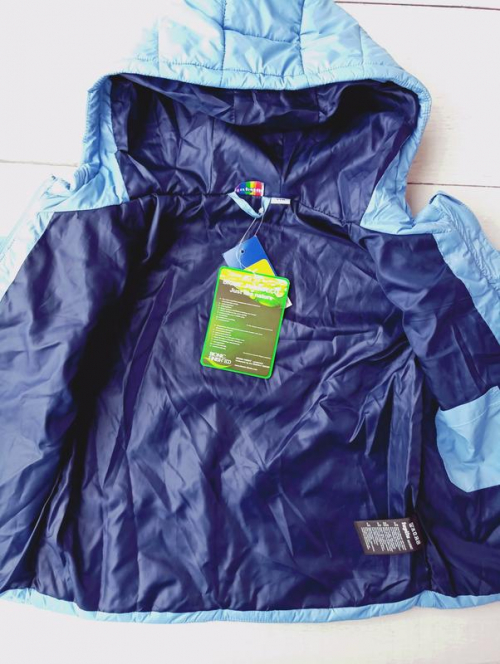 Куртка демісезонна 116 см (5-6 years)   водовідштовхувальна та вітрозахисна для дівчинки Lupilu 295877 блакитний 57898