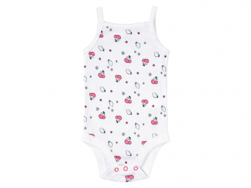 Костюм (звич.) боді і футболка для дівчинки Lupilu 370936 062-68 см (2-6 months) Різнобарвний  90617