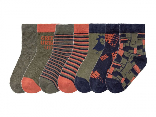 Шкарпетки 19-22   середньої довжини для хлопчика Lupilu 327663-1 Різнобарвний 68421