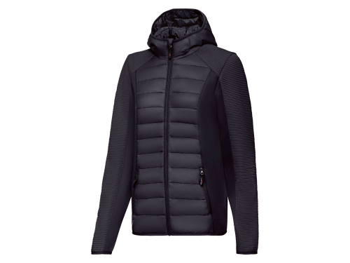Куртка демісезонна комбінована Softshell / Софтшелл для жінки Crivit 370200 36 / S чорний  77854