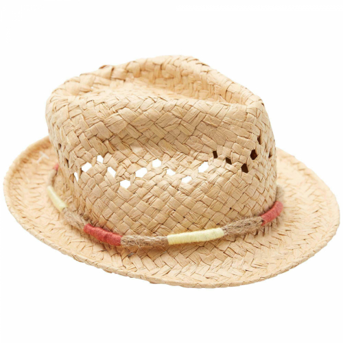 Шляпа з паперової соломки для дівчинки Kiabi WE275 обхват 53-54 (134-140 см) бежевий 67521