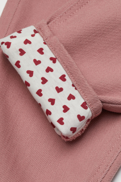Штани вільного крою для дівчинки H&amp;M 0935912-001 152 см (11-12 years) рожевий  77175