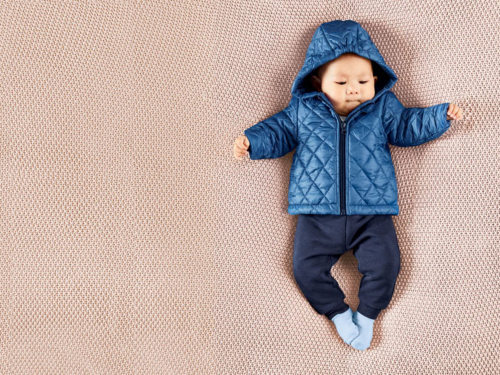 Куртка демісезонна водовідштовхувальна та вітрозахисна для хлопчика Lupilu 395683 062 см (2-3 months) синій  77297