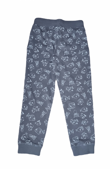 Спортивні штани двунитка для хлопчика Lupilu 437243 110-116 см (4-6 years) графітовий  79446