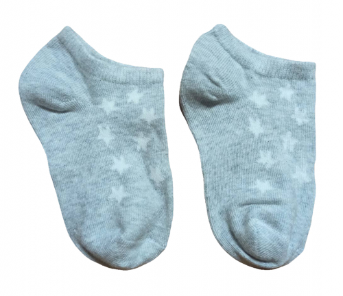 Шкарпетки короткі для хлопчика H&amp;M BDO44365-2 розмір взуття 19-21 (1-2 years) сірий 67106