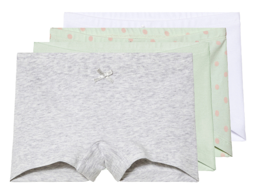 Трусики 098-104 см (2-4 years)   -боксери набір 4 шт. для дівчинки Lupilu 457357-1 Різнобарвний 90874