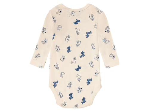 Боді 074-80 см (6-12 months)   набір 2 шт. бавовняні для хлопчика Lupilu 370255 Різнобарвний 82399