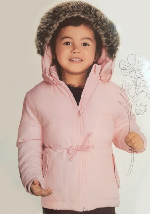 Куртка-парка  для дівчинки Lupilu 287347 098 см (2-3 years) рожевий 63961
