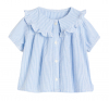 Блузка 068 см (3-6 months)   на гудзиках для дівчинки H&M 1123542-001 блакитний 85776
