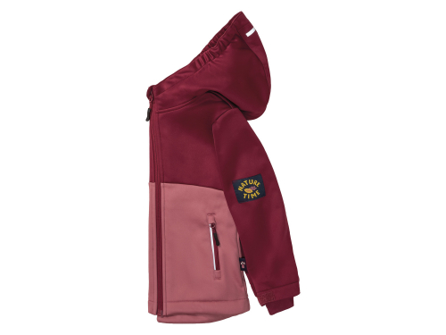 Куртка Softshell 098-104 см (2-4 years)   водовідштовхувальна та вітрозахисна для дівчинки Lupilu 418408 бордовий 89979