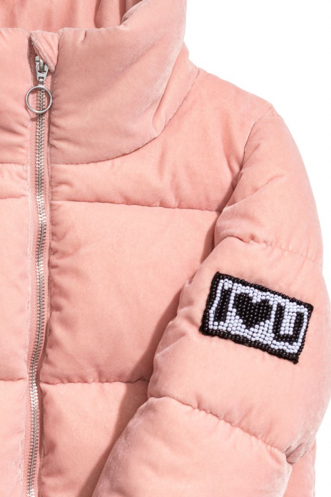 Куртка  для дівчинки H&amp;M 0609762001 164 см (13-14 years) рожевий 62417