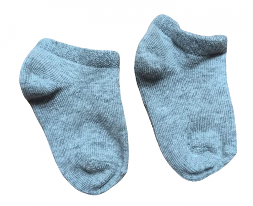Шкарпетки короткі для хлопчика H&amp;M BDO44365 розмір взуття 10-12 (0-3 months) сірий 67073
