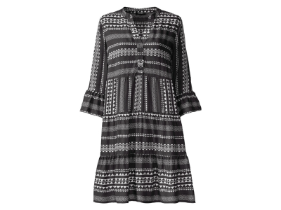 Сукня-плаття (звич.) рукав 3/4 для жінки Esmara 381386 34 / XS чорний  89631