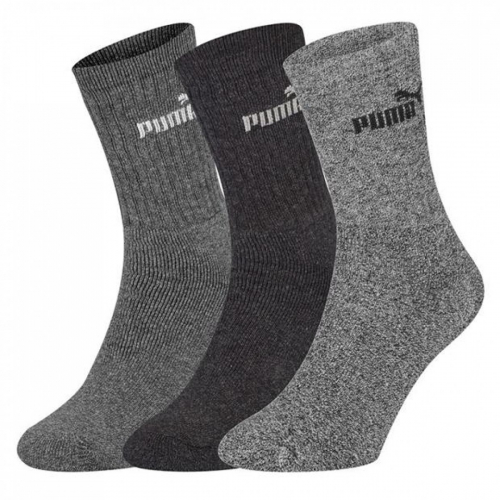 Шкарпетки 3 пари махра для жінки Puma 883296 03 розмір взуття 35-38 (11-16 years) сірий 73329