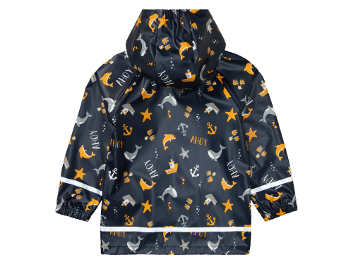 Куртка-дощовик 086-92 см (12-24 months)   водовідштовхувальна та вітрозахисна для хлопчика Lupilu 436984 темно-синій 91040
