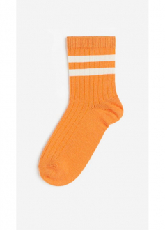 Шкарпетки 31-33   з широкою резинкою для хлопчика H&M 0487052-072 помаранч 80828
