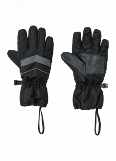 Перчатки водовідштовхуючі та вітрозахисні для хлопчика Crivit 393087-х розмір перчаток 5 (7-9 years, 128-134 см) чорний  76904