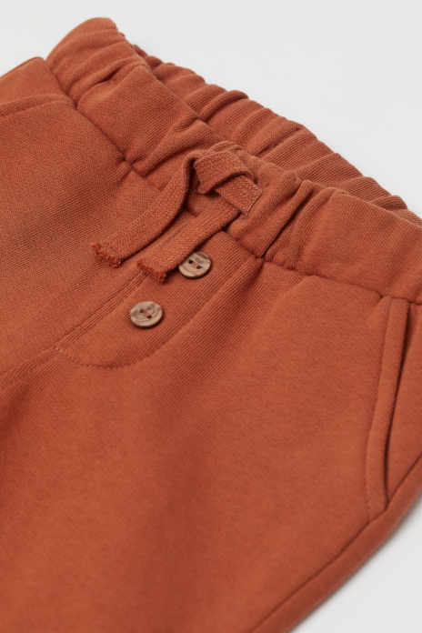 Спортивні штани  для хлопчика H&amp;M 0824038001 080 см (9-12 months) коричневий 64113