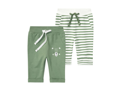 Спортивні штани набір 2 шт. для хлопчика Lupilu 427359 074-80 см (6-12 months) Різнобарвний  89465