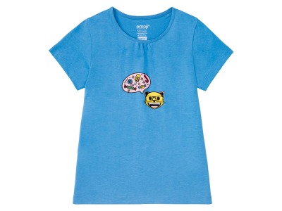 Футболка Emoji для дівчинки Disney 370079 110-116 см (4-6 years) синій  77257
